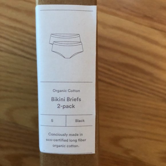 Organic Basics Cotton Briefs Panties BNWT - Picture 4 of 4
